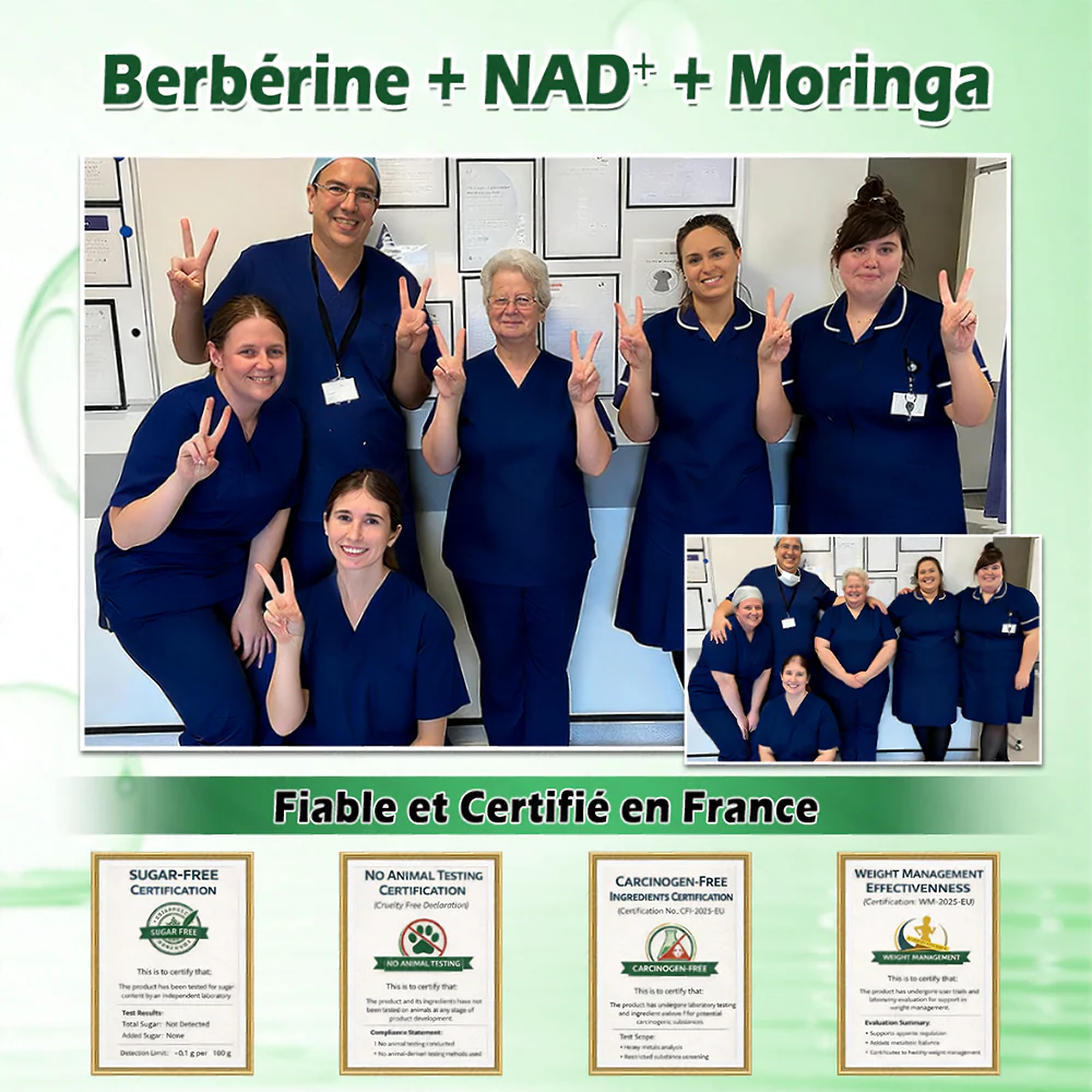 【🇫🇷Recommandation du médecin👩‍⚕️】Purelora® Moringa · Berbérine × NAD+ 10-en-1 Patch Nano-Aiguilles Avancé 🇫🇷 | 𝘽𝙖𝙠𝙚𝙙 𝙗𝙮 𝙨𝙘𝙞𝙚𝙣𝙘𝙚 | Formule 10-en-1 | Résultats en 7 jours ⏳ - Image 7
