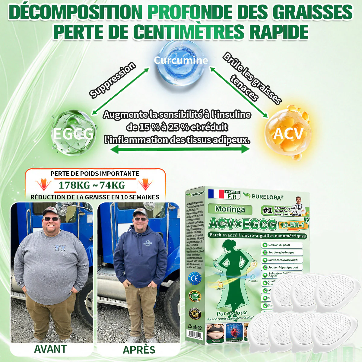 【⚕️Pharmacie en ligne française🇫🇷】𝑷𝒖𝒓𝒆𝒍𝒐𝒓𝒂® 𝑨𝑪𝑽 × 𝑬𝑮𝑪𝑮 𝟏𝟎-𝒆𝒏-𝟏 𝐏𝐚𝙩𝙘𝙝 𝙈𝙞𝙘𝙧𝙤𝙣é𝙚𝒅𝒍𝒆 𝑨𝒗𝒂𝐧𝐜é 𝙉𝙖𝒏𝒐 (𝐔𝐧𝐞 𝐬𝐞𝐮𝐥𝐞 𝐟𝐨𝐢𝐬 𝐩𝐚𝐫 𝐣𝐨𝐮𝐫, 𝐜𝐡𝐚𝐧𝐠𝐞𝐦𝐞𝐧𝐭𝐬 𝐯𝐢𝐬𝐢𝐛𝐥𝐞𝐬 𝐞𝐧 𝟕 𝐣𝐨𝐮𝐫𝐬) ✅𝐏𝐨𝐮𝐫 𝐥’𝐨𝐛é𝐬𝐢𝐭é, 🅟🅔🅐🅤 🅡🅔🅛â🅒🅗é🅔,𝐝𝐢𝐚𝐛è𝐭𝐞, 𝐚𝐩𝐧é𝐞 𝐝𝐮 𝐬𝐨𝐦𝐦𝐞𝐢𝐥, 𝐩𝐫𝐨𝐛𝐥è𝐦𝐞𝐬 𝐚𝐫𝐭𝐢𝐜𝐮𝐥𝐚𝐢𝐫𝐞𝐬, 𝐞𝐭 𝐛𝐢𝐞𝐧 𝐩𝐥𝐮𝐬 - Image 12