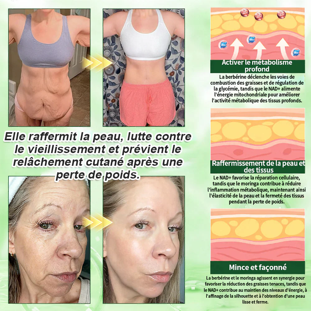 🔥Nouveautés : 80 % de réduction | Patch nano-micro-aiguilles 10-en-1 Purelora® L-carnitine, resvératrol × CoQ10 × capsaïcine (Une seule application par jour, résultats visibles en 7 jours) ✅ Favorise la gestion du poids, la fermeté de la peau - Image 12