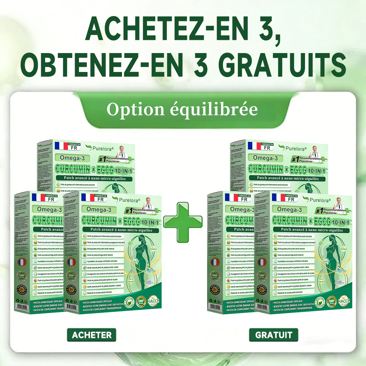 🔥 Nouveauté | Patch nano-micro-aiguilles Purelora® à la berbérine, au vinaigre de cidre de pomme et à l’EGCG 10-en-1 : brûle les graisses tenaces • lisse les rides • favorise le confort articulaire. Chaque patch agit — résultats visibles dès 7 jours. - Image 15
