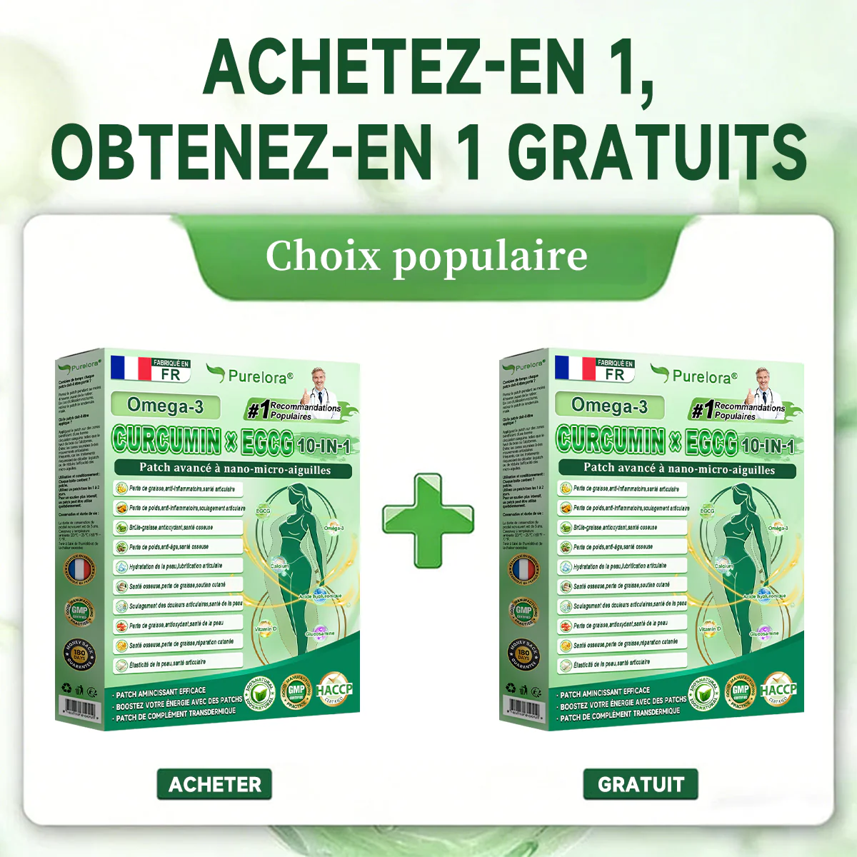 🔥 Nouveauté | Patch nano-micro-aiguilles Purelora® à la berbérine, au vinaigre de cidre de pomme et à l’EGCG 10-en-1 : brûle les graisses tenaces • lisse les rides • favorise le confort articulaire. Chaque patch agit — résultats visibles dès 7 jours. - Image 18