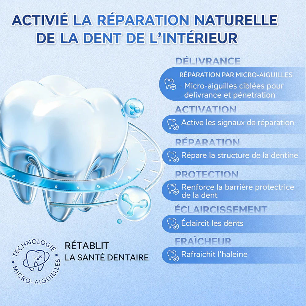 🏥 Pharmacie en ligne | purelora® 😁 Bandes orales à dissolution rapide Tidéglusib pour la réparation des dents et des gencives 🦷 - Image 11